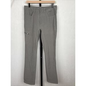 Simms Challenger Pants Mens 30W Performance Fishing Breathable Gray Pockets Vent